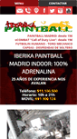 Mobile Screenshot of iberikapaintball.com